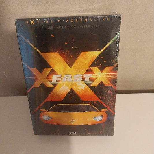 Coffret dvd X Fast: Fury Race + Kill Speed + HYPERSONIC